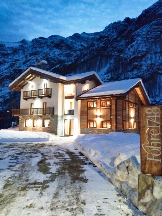 Hotel Fohre1748 Gressoney-la-Trinité Zewnętrze zdjęcie