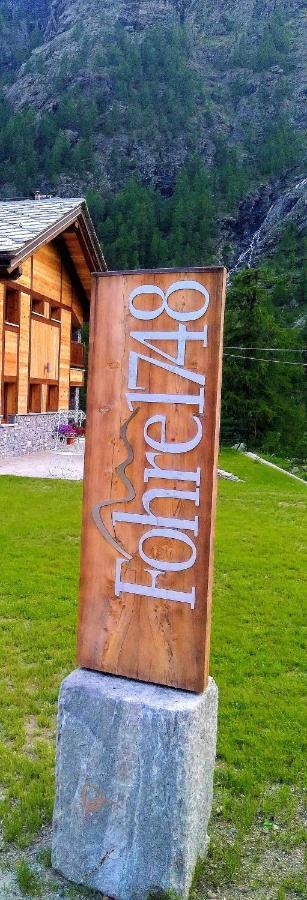 Hotel Fohre1748 Gressoney-la-Trinité Zewnętrze zdjęcie